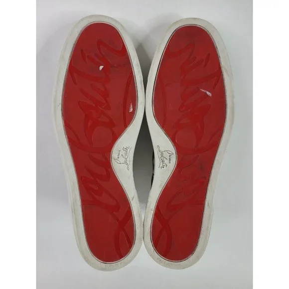 CHRISTIAN LOUBOUTIN Lou Spikes BENGAL Trainers Sneakers - 44 / 11 - Picture 9 of 11